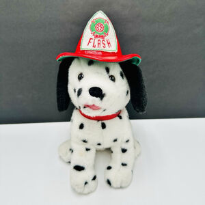 Dalmatian Firefighter ‘Flash’ Puppy Dog Helmet Stuffed Plush 11” Toy Jstuff